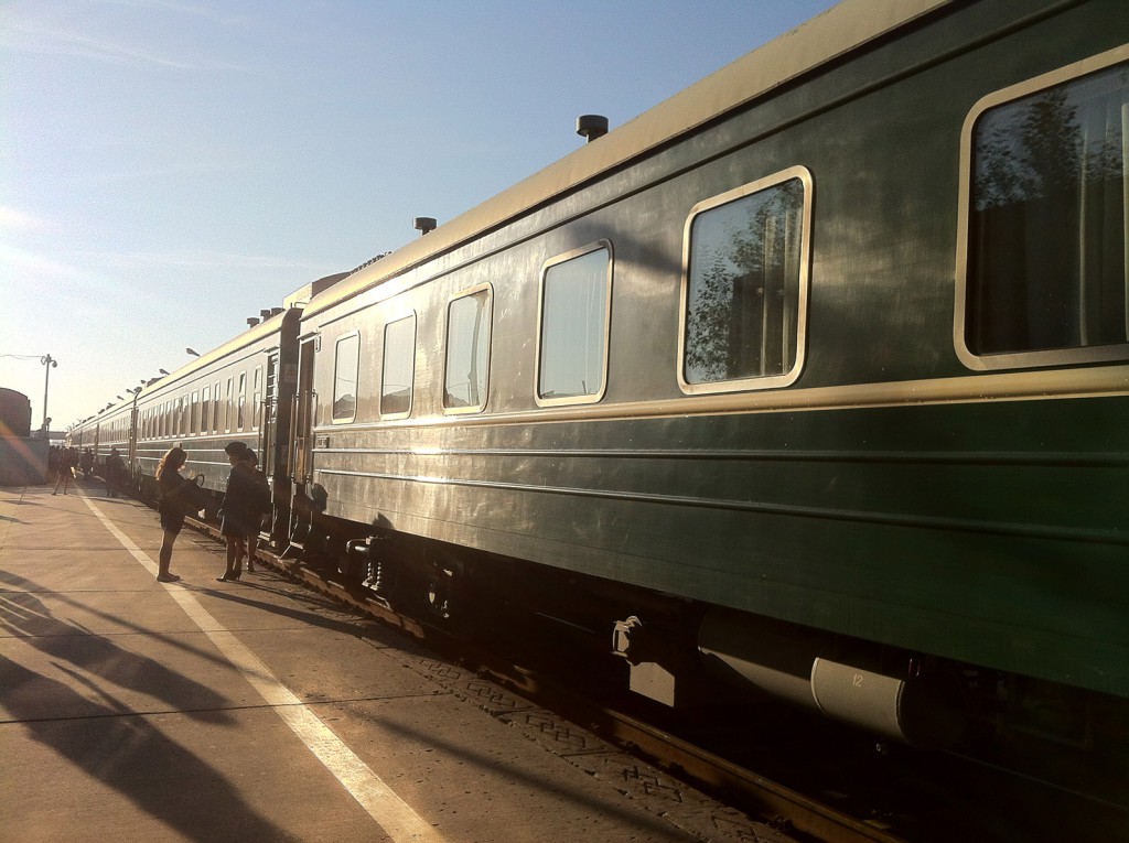 Asien mit Kind Transsibirische Eisenbahn