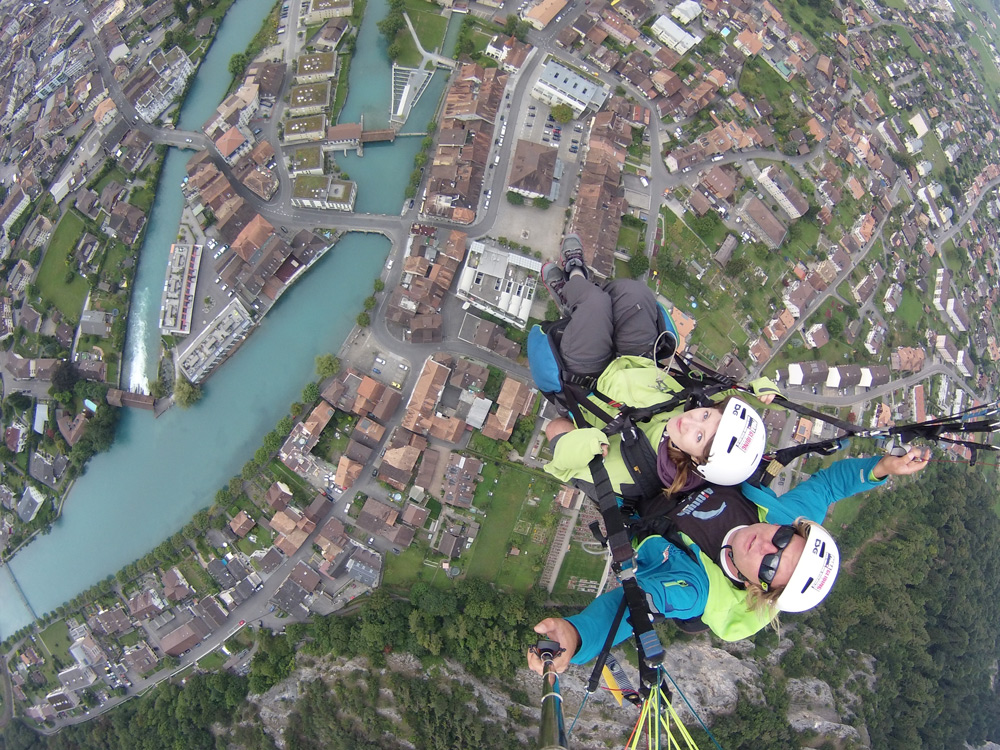 Paragliding Interlaken Gleitschirmfliegen Schweiz