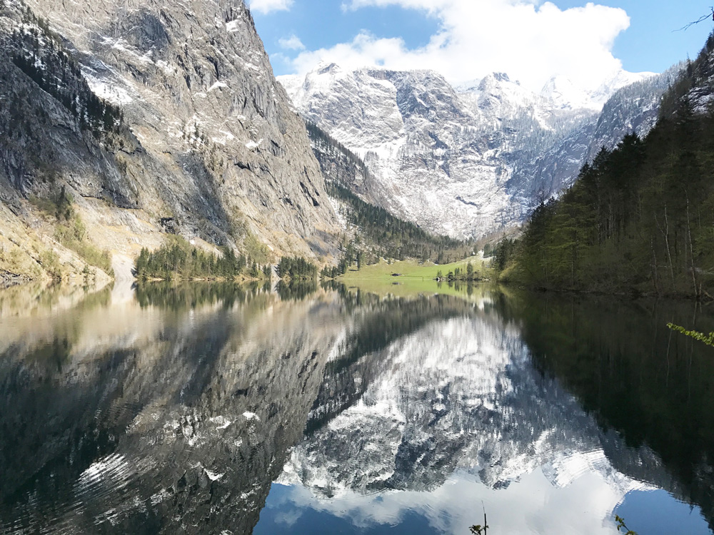 wandern am Königsee mit Kind Berchtesgadener Land Bayern Obersee Ausflug Tageswanderung Aktivitäten