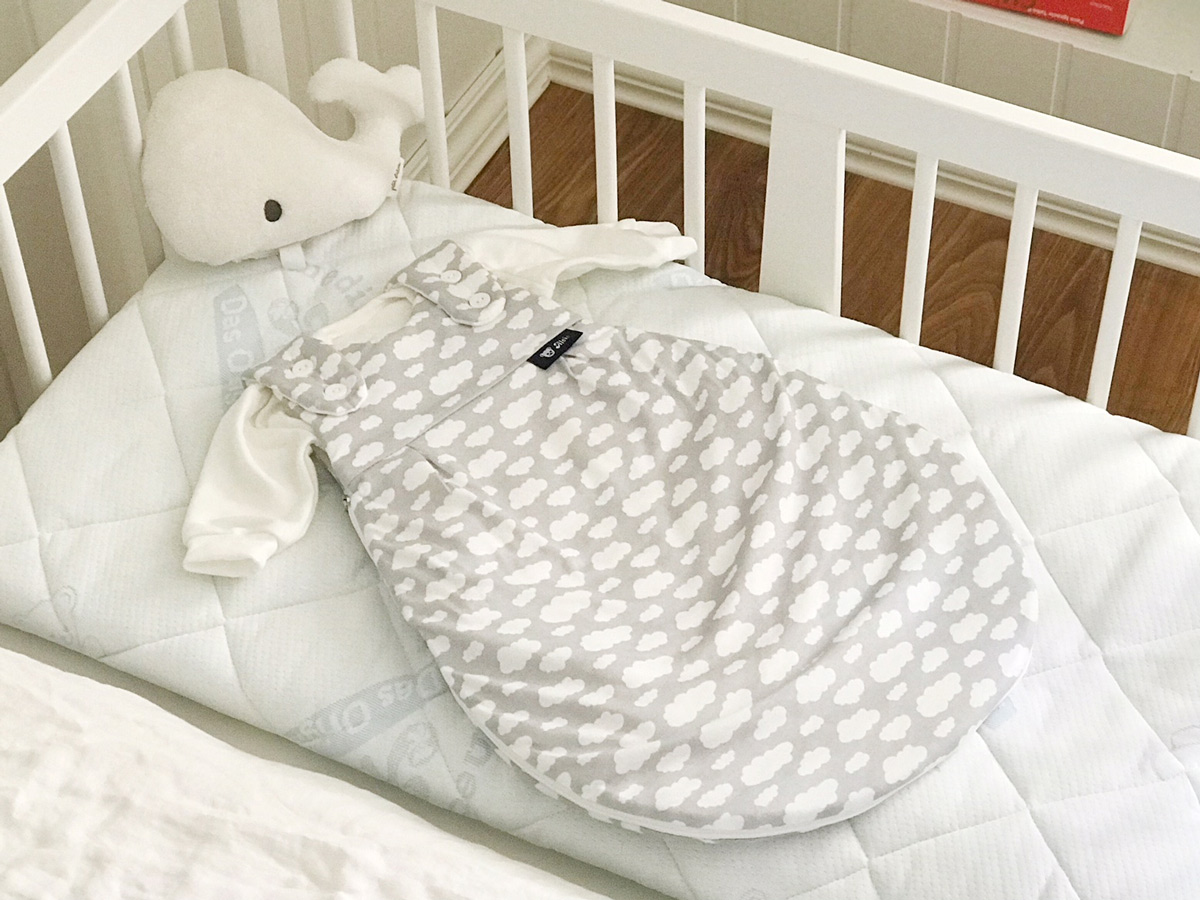 Baby-Erstausstattung Checkliste, Alvi Beistellbett und Alvi Mäxchen Schlafsack